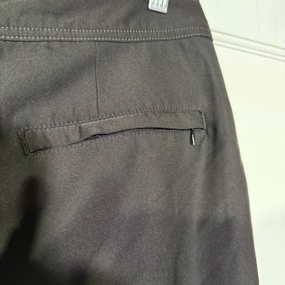 Prana Stretch Drawstring Board Shorts Bathing Suit Black Drawstring Size 30